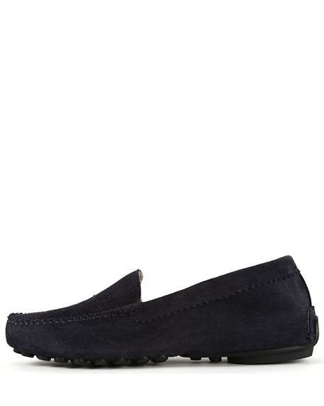 Stella Driving Moccasin | Navy Suede