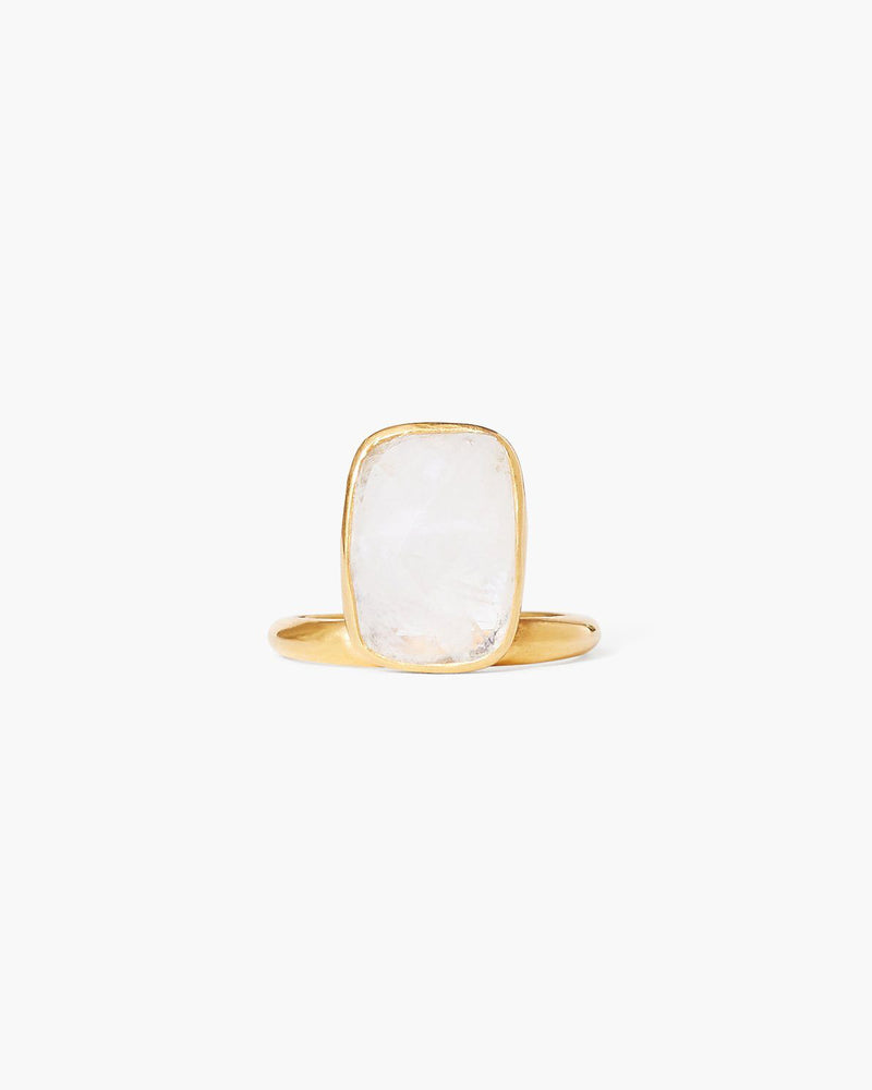 Moonstone Gold Cliff Ring