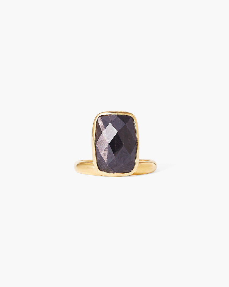 Hypersthene Gold Cliff Ring