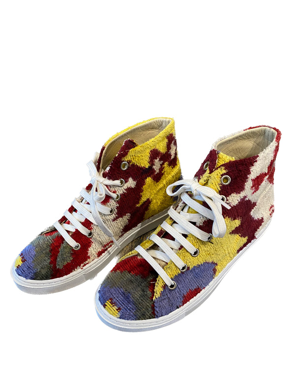 Ottoman Hi-Top Sneaker - Chenille Print