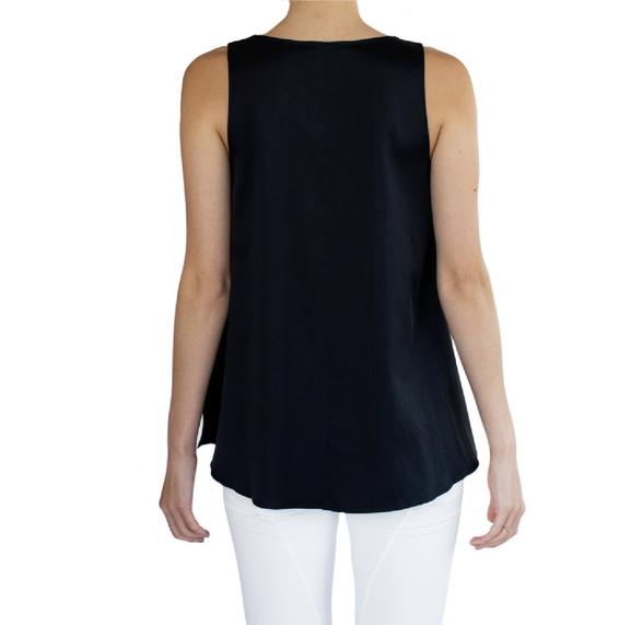 Seneca High Low V Neck | Midnight