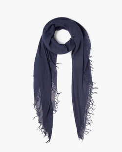 Cashmere & Silk Scarf | Indigo