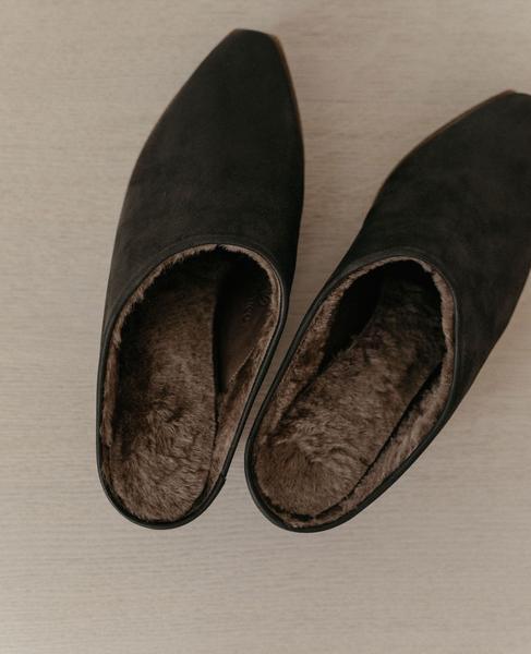 Kera Shearling Lined Clog | Savannah Black