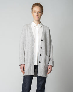 Long Cardigan | Light Grey