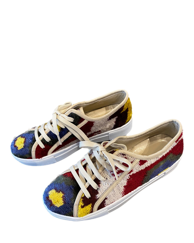 Ottoman Low -Top Sneaker - Chenille Print