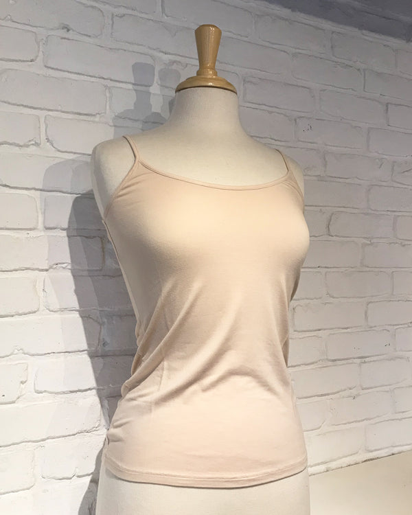 Viscose Elastane Cami | Nude