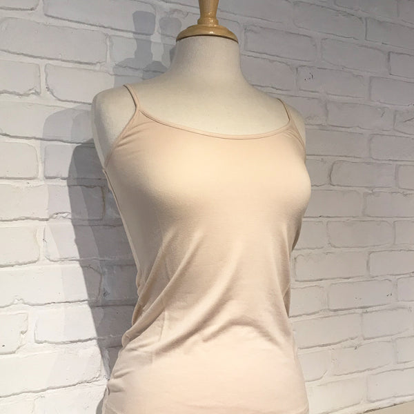 Viscose Elastane Cami | Nude – Well Heeled