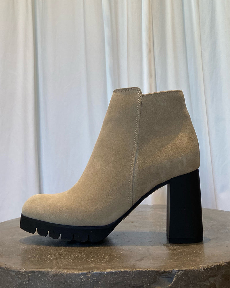 Maya Bootie | Sand Suede