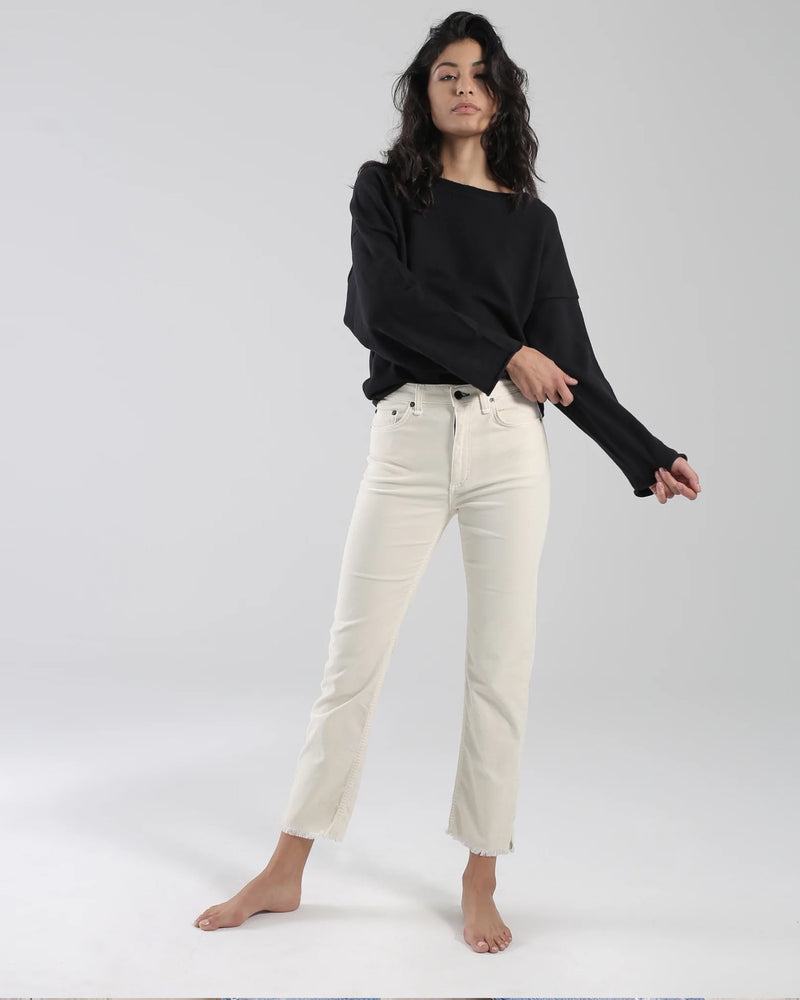 Mid Rise Straight | Winter White