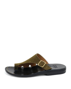 Evita Sandal | Moss Green