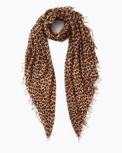 Cashmere & Silk Scarf | Roasted Pecan