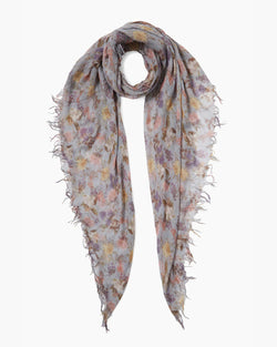 Cashmere & Silk Scarf | Plein Air Floral
