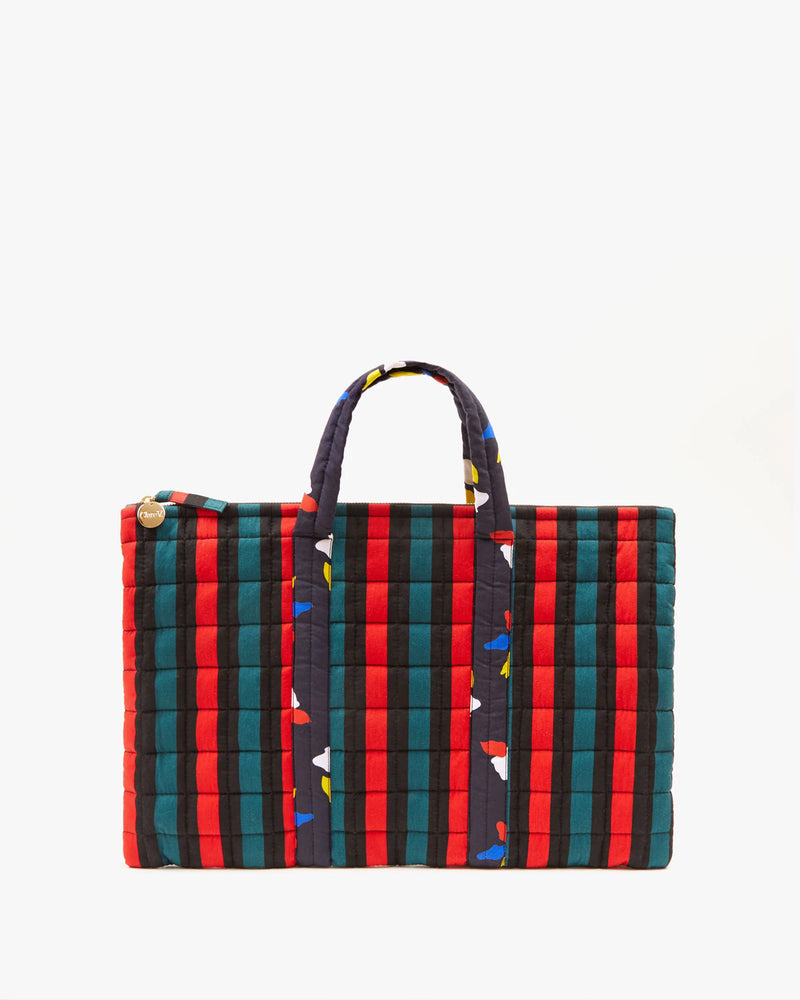 Laptop Case | Black Poppy Checker