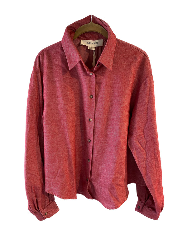 The Split Infinitive Flannel Shirt | Oxblood