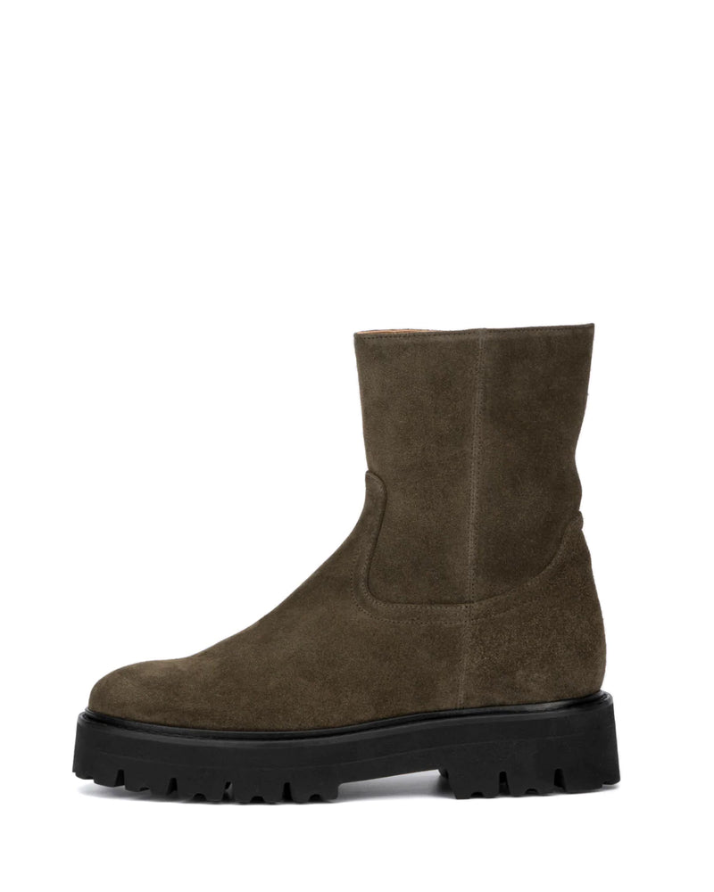 Sada Suede Bootie | Dark Green