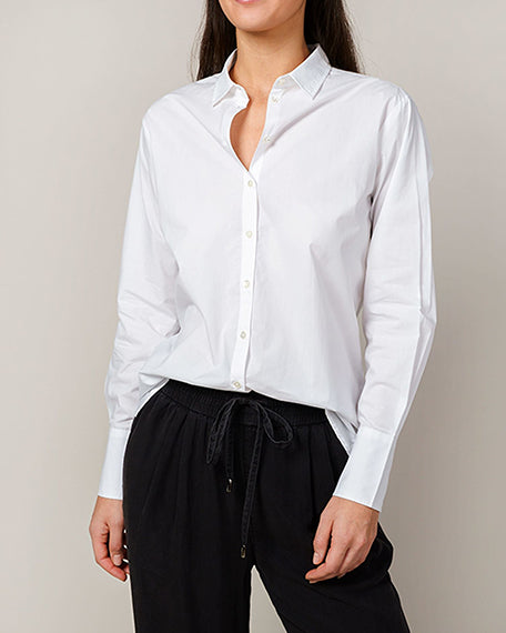 Classic Poplin Shirt | White