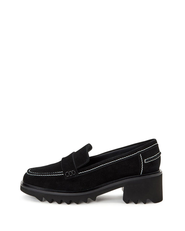 Sofie Suede Loafer | Black