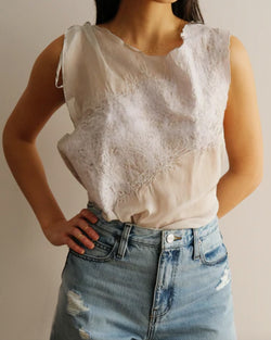 Silk Tie Shoulder Blouse | Sterling