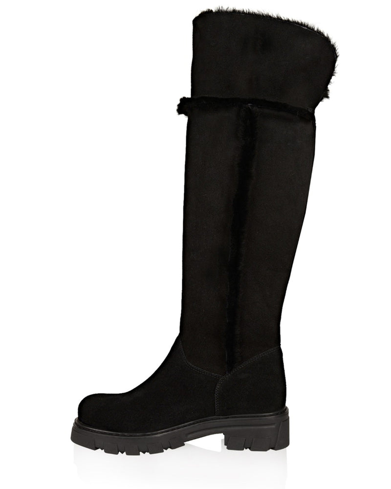 Tamy Shearling Boot | Black