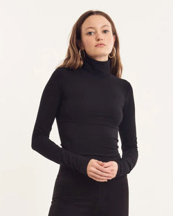 Long Sleeve Turtleneck | Black