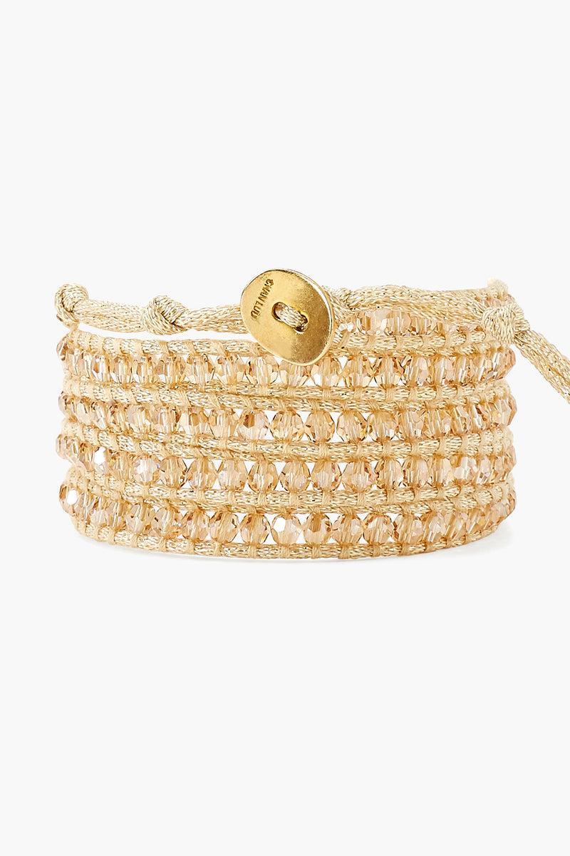 Golden Shadow Wrap Bracelet