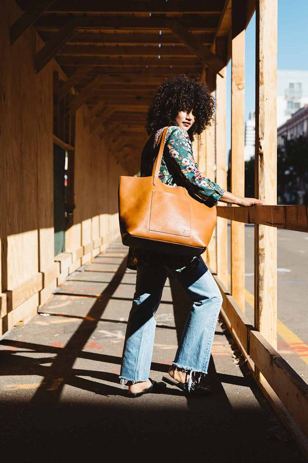 Wanderlust Tote | Whiskey