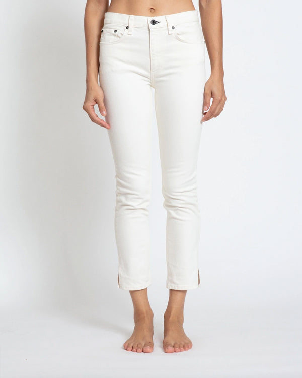 High Rise Straight Jean | Ivory