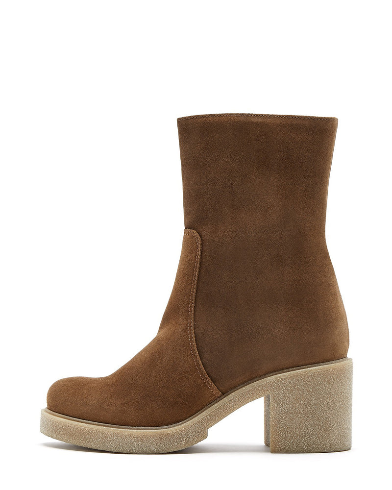 Zed Suede Bootie | Walnut Oiled