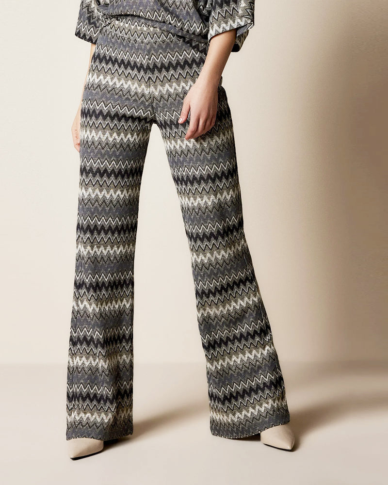 Zig Zag Jacquard Trouser